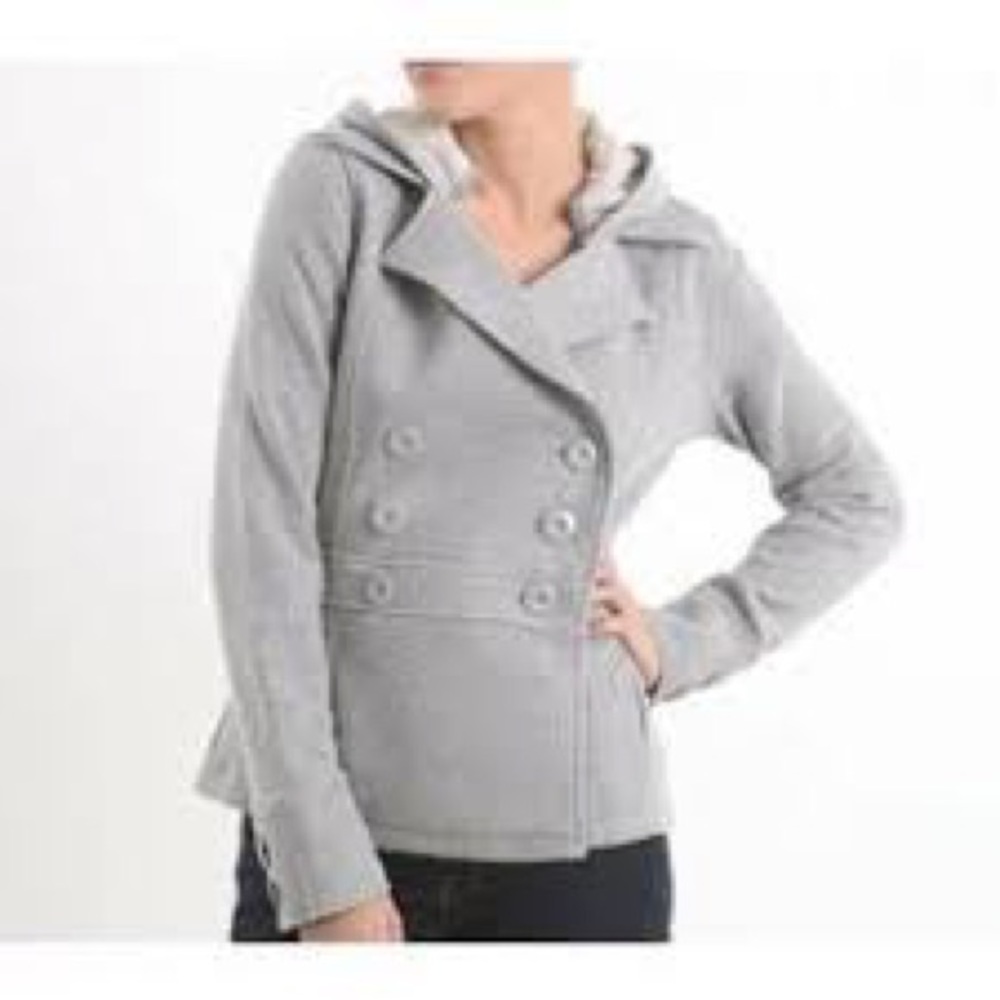 Roxy Double Breasted, Hooded Sweatshirt Jacket A1 - Picture 7 of 7